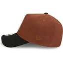 petten-gebogen-bruin-snapback-9forty-a-frame-harvest-van-new-york-yankees-mlb-van-new-era