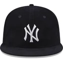 casquette-plate-bleue-marine-ajustee-59fifty-throwback-cord-new-york-yankees-mlb-new-era