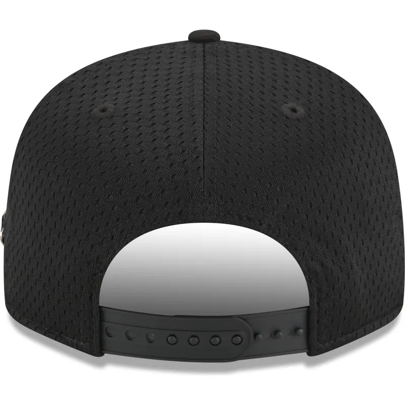 petten-plat-zwart-snapback-9fifty-post-up-pin-van-chicago-bulls-nba-van-new-era