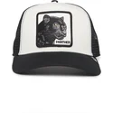 casquette-trucker-blanche-et-noire-panthere-the-panther-the-farm-goorin-bros