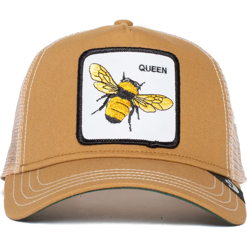 petten-gebogen-bruin-snapback-the-queen-bee-the-farm-van-goorin-bros
