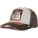 casquette-trucker-grise-marron-et-verte-hibou-cum-laude-ass-play-the-farm-goorin-bros