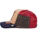 casquette-trucker-marron-et-bleue-marine-ane-detention-seeker-ass-play-the-farm-goorin-bros