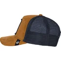 casquette-trucker-marron-et-bleue-marine-panthere-panther-panthuroy-corduroy-the-farm-goorin-bros