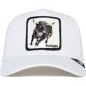 casquette-trucker-blanche-bull-raging-platinum-rage-the-farm-goorin-bros