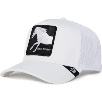 Casquette trucker blanche cheval Platinum High The Farm Goorin Bros.