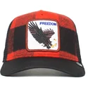 petten-gebogen-rood-snapback-the-farm-van-goorin-bros