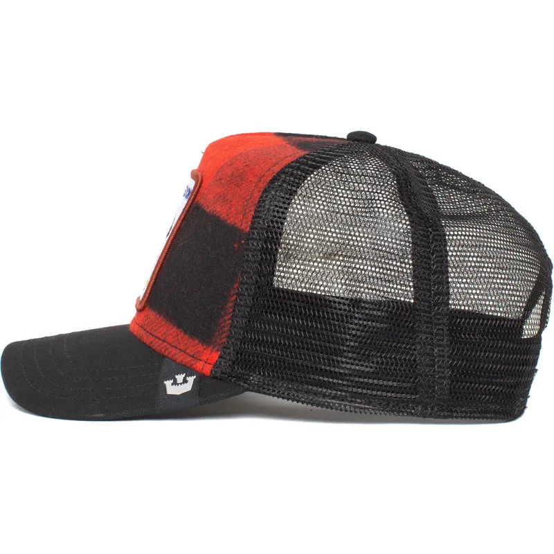 petten-gebogen-rood-snapback-the-farm-van-goorin-bros