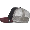 casquette-trucker-noire-grise-et-rouge-lion-king-circwool-of-life-the-farm-goorin-bros