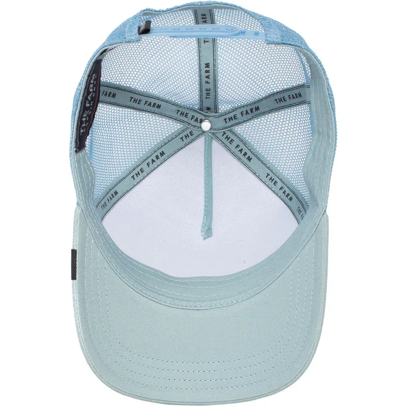 Blue Motocross Minky Front Trucker Hat Kids Trucker Hat 