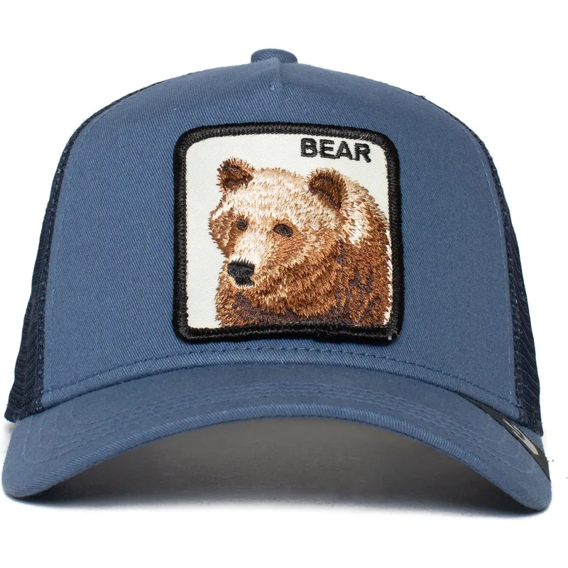 petten-blauw-snapback-big-bear-truckin-the-farm-van-goorin-bros
