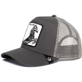 Casquette trucker grise cheval Stallion The Farm Goorin Bros.