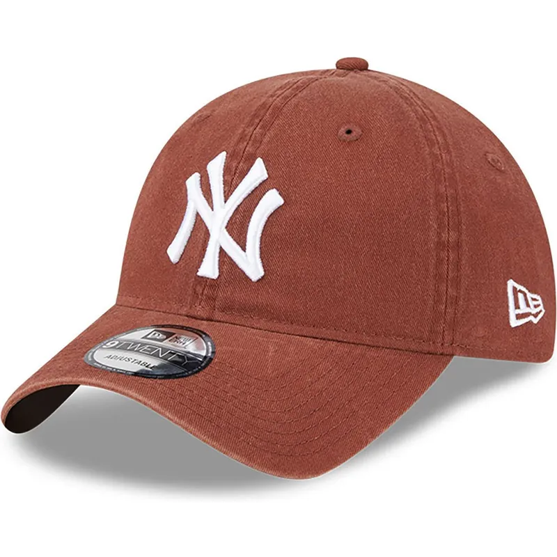 petten-gebogen-bruin-verstelbaar-9twenty-league-essential-van-new-york-yankees-mlb-van-new-era petten-gebogen-bruin-verstelbaar-9twenty-league-essential-van-new-york-yankees-mlb-van-new-era