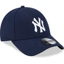 gorra-curva-azul-marino-ajustable-9forty-essential-melton-wool-de-new-york-yankees-mlb-de-new-era