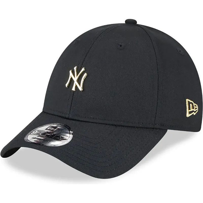 petten-gebogen-zwart-verstelbaar-9forty-pin-van-new-york-yankees-mlb-van-new-era petten-gebogen-zwart-verstelbaar-9forty-pin-van-new-york-yankees-mlb-van-new-era