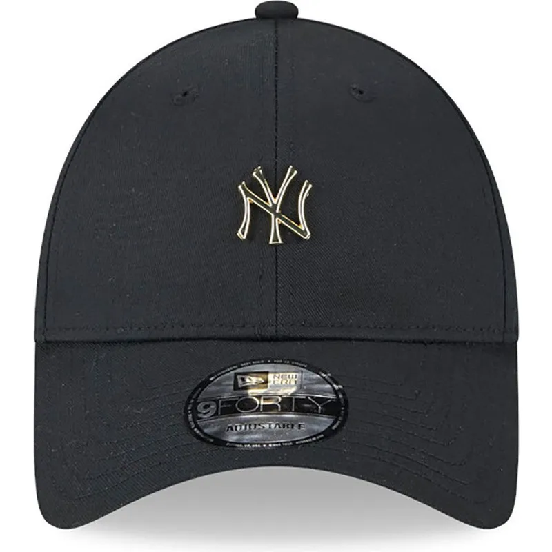 petten-gebogen-zwart-verstelbaar-9forty-pin-van-new-york-yankees-mlb-van-new-era petten-gebogen-zwart-verstelbaar-9forty-pin-van-new-york-yankees-mlb-van-new-era
