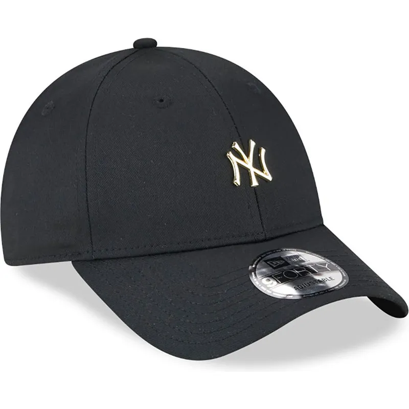 petten-gebogen-zwart-verstelbaar-9forty-pin-van-new-york-yankees-mlb-van-new-era petten-gebogen-zwart-verstelbaar-9forty-pin-van-new-york-yankees-mlb-van-new-era