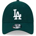 gorra-curva-verde-ajustable-9forty-essential-melton-wool-de-los-angeles-dodgers-mlb-de-new-era