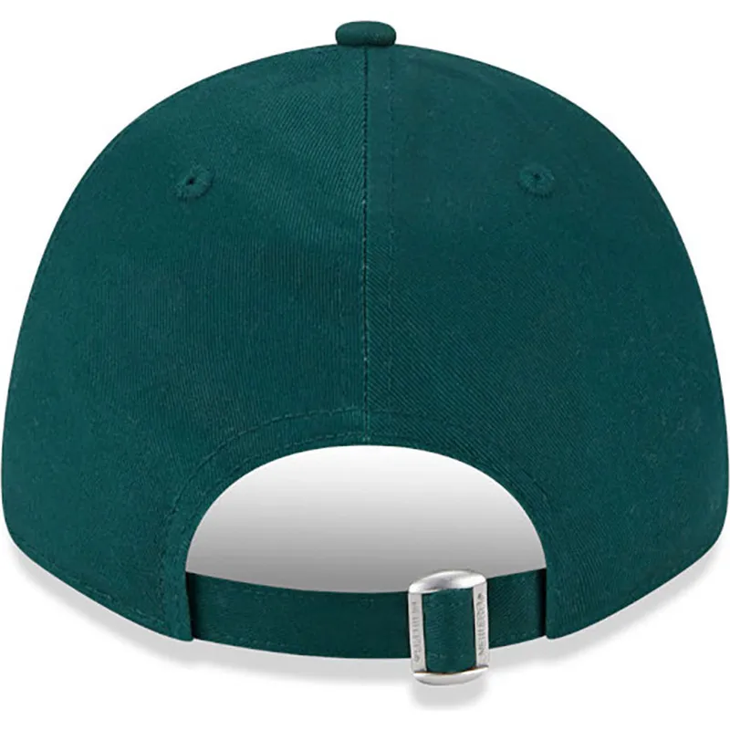 petten-gebogen-groen-verstelbaar-9forty-check-infill-van-new-york-yankees-mlb-van-new-era