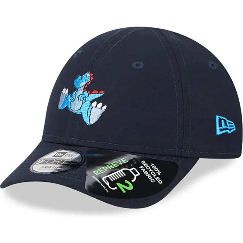petten-gebogen-marineblauw-verstelbaar-voor-kinderen-9forty-repreve-van-new-era