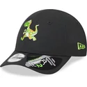 gorra-curva-negra-ajustable-para-nino-dinosaurio-9forty-repreve-de-new-era