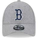 petten-gebogen-grijs-verstelbaar-9forty-essential-melton-wool-van-boston-red-sox-mlb-van-new-era