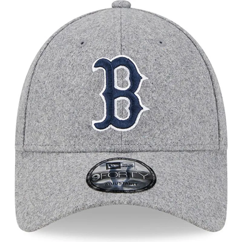 petten-gebogen-grijs-verstelbaar-9forty-essential-melton-wool-van-boston-red-sox-mlb-van-new-era petten-gebogen-grijs-verstelbaar-9forty-essential-melton-wool-van-boston-red-sox-mlb-van-new-era