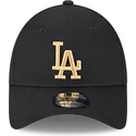 petten-gebogen-zwart-verstelbaar-dorado-9forty-league-essential-van-los-angeles-dodgers-mlb-van-new-era
