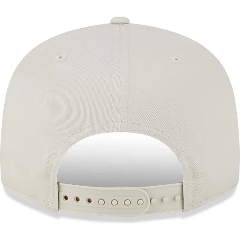 petten-plat-beige-snapback-9fifty-league-essential-van-los-angeles-dodgers-mlb-van-new-era