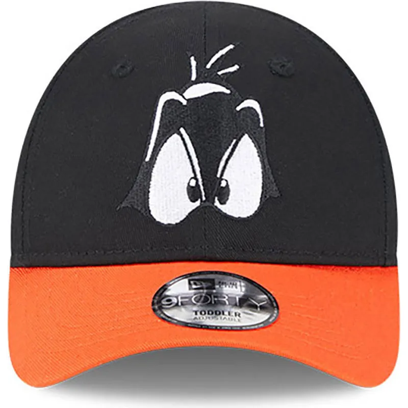 petten-gebogen-zwart-verstelbare-band-voor-kinderen-9forty-van-pato-lucas-looney-tunes-van-new-era