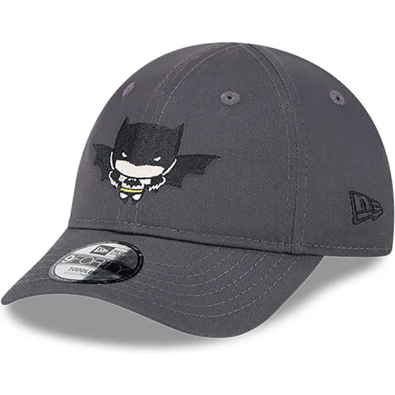 petten-gebogen-grijs-verstelbaar-voor-kinderen-9forty-van-batman-dc-comics-van-new-era