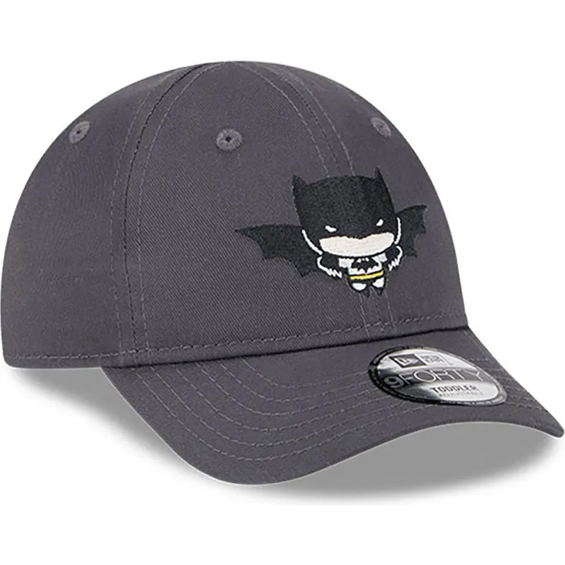 petten-gebogen-grijs-verstelbaar-voor-kinderen-9forty-van-batman-dc-comics-van-new-era