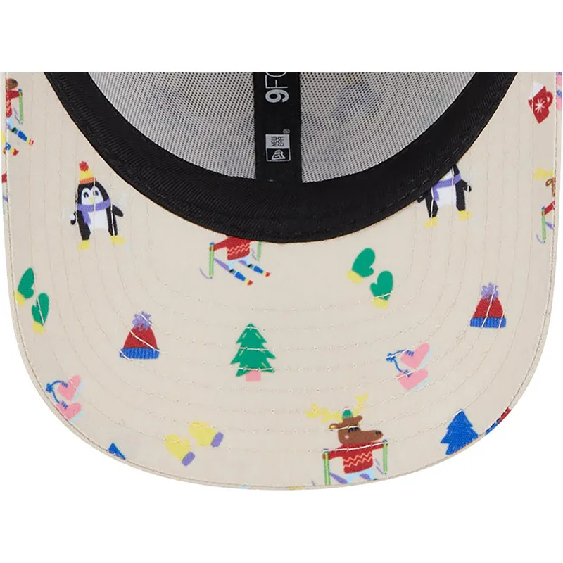 petten-gebogen-beige-verstelbaar-voor-kinderen-9forty-festive-van-new-york-yankees-mlb-van-new-era petten-gebogen-beige-verstelbaar-voor-kinderen-9forty-festive-van-new-york-yankees-mlb-van-new-era