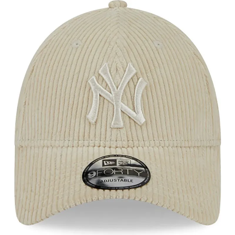 petten-gebogen-beige-verstelbaar-9forty-wide-cord-van-new-york-yankees-mlb-van-new-era petten-gebogen-beige-verstelbaar-9forty-wide-cord-van-new-york-yankees-mlb-van-new-era