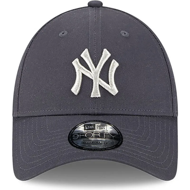 petten-gebogen-grijs-verstelbaar-9forty-metallic-van-new-york-yankees-mlb-van-new-era petten-gebogen-grijs-verstelbaar-9forty-metallic-van-new-york-yankees-mlb-van-new-era