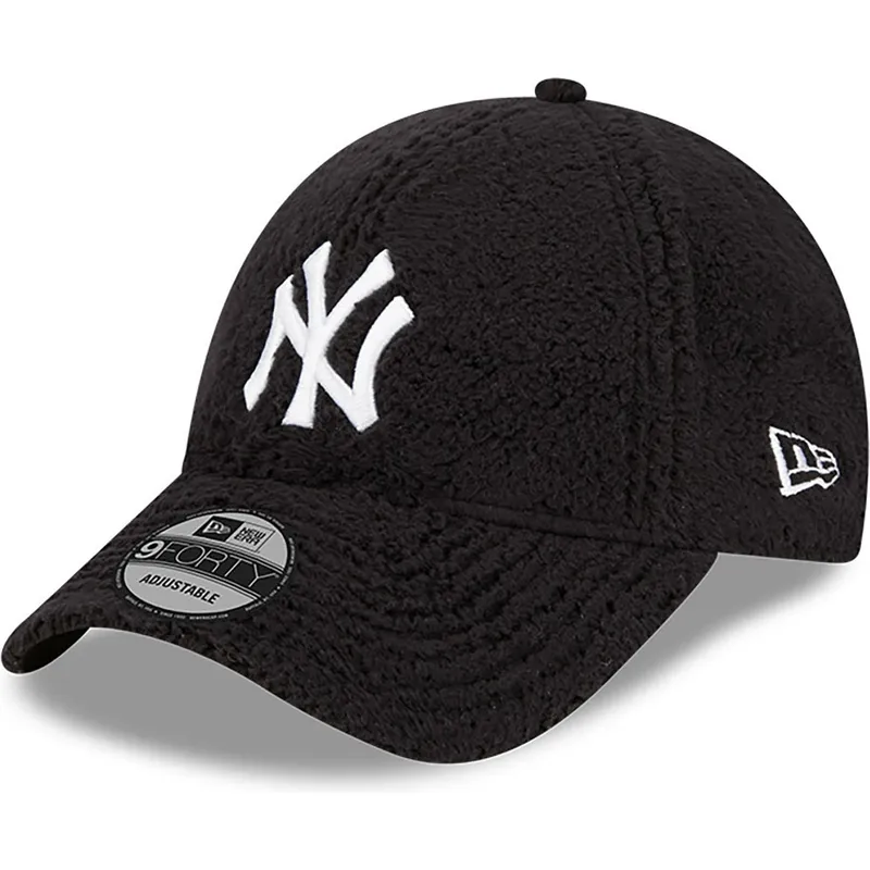petten-gebogen-zwart-verstelbaar-9forty-teddy-van-new-york-yankees-mlb-van-new-era petten-gebogen-zwart-verstelbaar-9forty-teddy-van-new-york-yankees-mlb-van-new-era