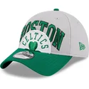 casquette-courbee-grise-et-verte-ajustable-9twenty-tip-off-2023-boston-celtics-nba-new-era