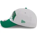 casquette-courbee-grise-et-verte-ajustable-9twenty-tip-off-2023-boston-celtics-nba-new-era