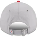 casquette-courbee-grise-et-rouge-ajustable-9twenty-tip-off-2023-houston-rockets-nba-new-era