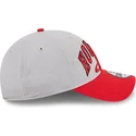 casquette-courbee-grise-et-rouge-ajustable-9twenty-tip-off-2023-houston-rockets-nba-new-era