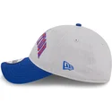 casquette-courbee-grise-et-bleue-ajustable-9twenty-tip-off-2023-nba-new-era