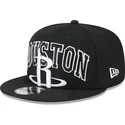 casquette-plate-noire-snapback-9fifty-tip-off-2023-houston-rockets-nba-new-era