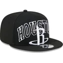 casquette-plate-noire-snapback-9fifty-tip-off-2023-houston-rockets-nba-new-era