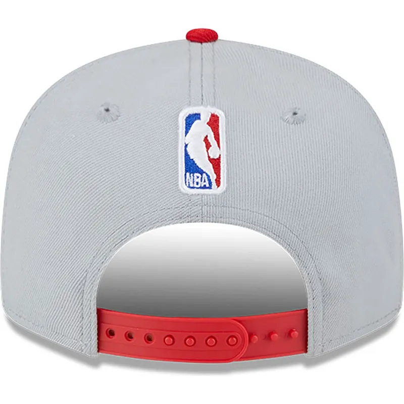 petten-plat-grijs-snapback-9fifty-tip-off-2023-van-chicago-bulls-nba-van-new-era