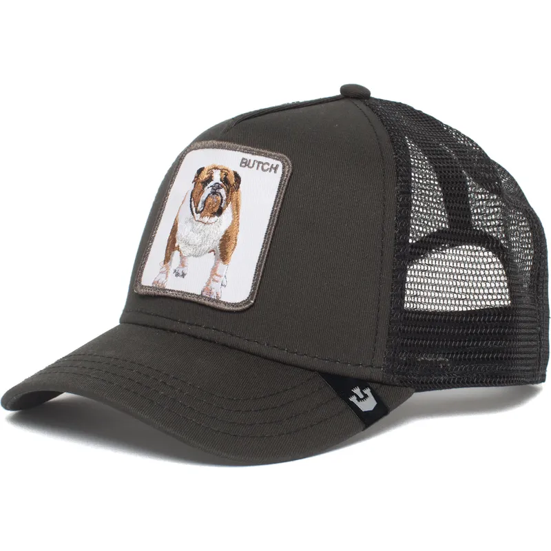 petten-gebogen-zwart-snapback-perro-bulldog-butch-brutus-drake-the-farm-the-farm-van-goorin-bros