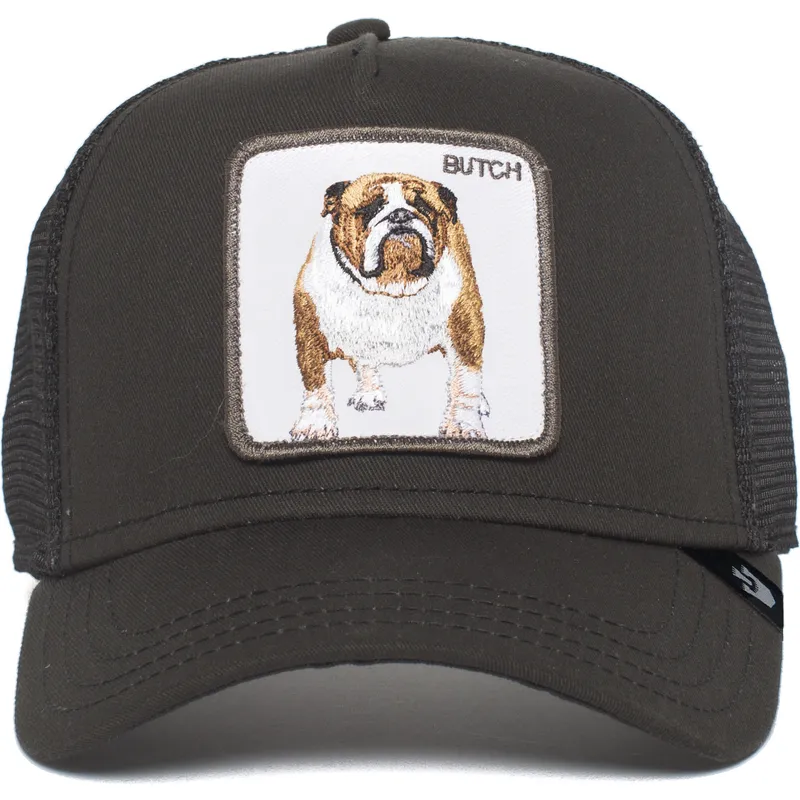 petten-gebogen-zwart-snapback-perro-bulldog-butch-brutus-drake-the-farm-the-farm-van-goorin-bros