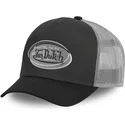 cappellino-trucker-nero-e-grigio-adec-blk-di-von-dutch