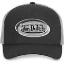cappellino-trucker-nero-e-grigio-adec-blk-di-von-dutch