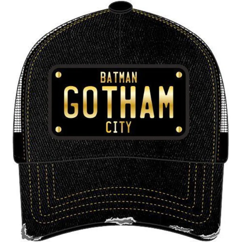 svart-truckerkeps-med-gotham-city-batman-dc6-batp1-dc-comics-platta-fran-capslab
