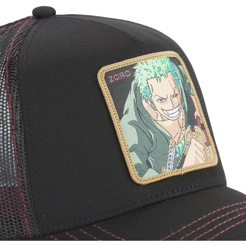 petten-gebogen-zwart-snapback-roronoa-zoro-one-piece-van-capslab